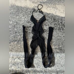 Savage X Fenty Black Mesh Chemise